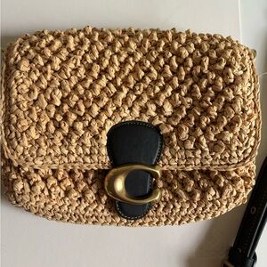 Beachy Coach Shoulder/Crossbody Bag